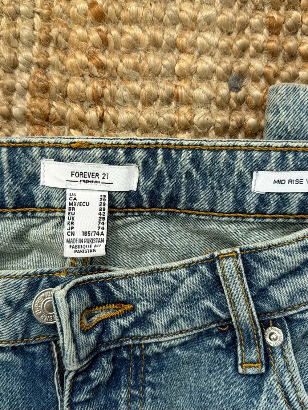 Wide Leg Women's Jeans in Light Blue